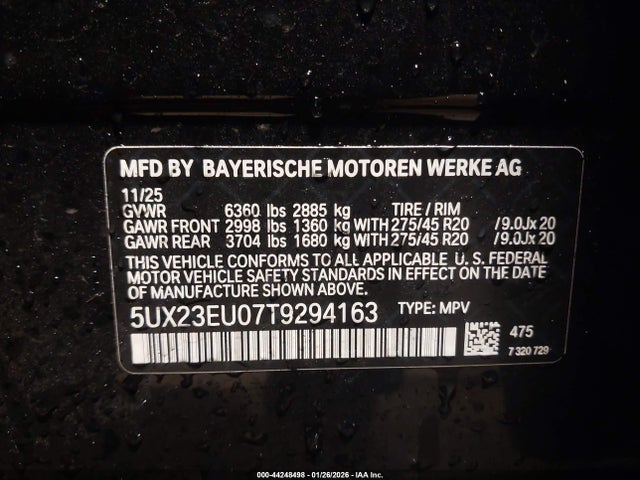 5UX23EU07T9294163 BMW X5 Xdrive40i