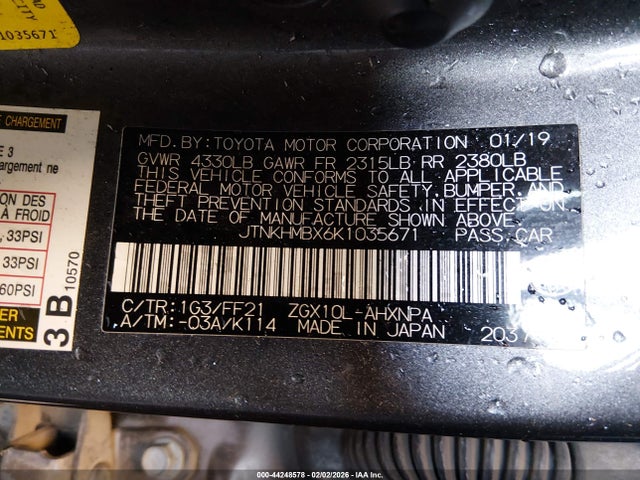 2019 TOYOTA C-HR JTNKHMBX6K1035671 Photo 8