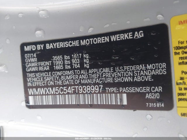 2015 MINI HARDTOP WMWXM5C54FT938997 Photo 8