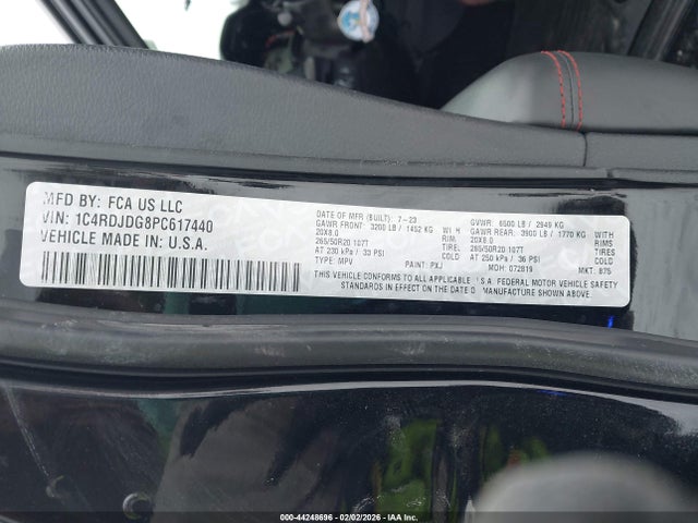 Dodge Durango Gt Plus Awd 2023 1C4RDJDG8PC617440 Image 9