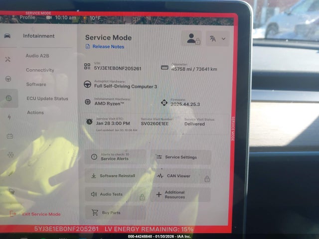 Продажа на аукционе авто 2022 Tesla Model 3 Long Range Dual Motor All-wheel Drive, vin: 5YJ3E1EB0NF205261, номер лота: 44248840