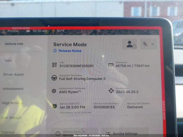 Продажа на аукционе авто 2022 Tesla Model 3 Long Range Dual Motor All-wheel Drive, vin: 5YJ3E1EB0NF205261, номер лота: 44248840