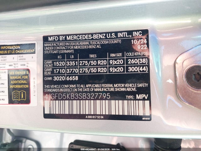 4JGFD5KB3SB327795 Mercedes-Benz Gle 450 Coupe 4matic