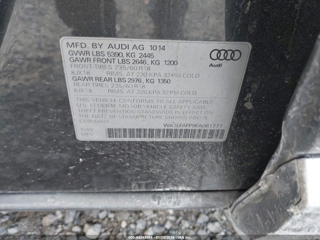 2015 AUDI Q5 WA1LFAFP9FA061771 Photo 8