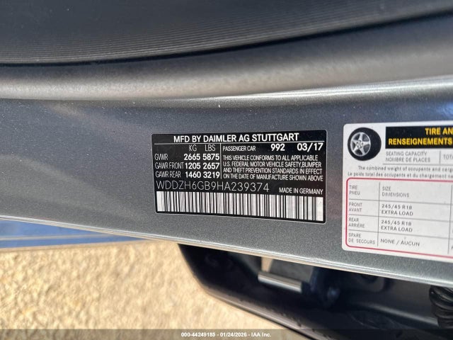 2017 MERCEDES-BENZ E 400 WDDZH6GB9HA239374 Photo 8