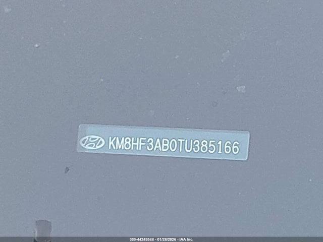 44249588 :رقم المزاد ، KM8HF3AB0TU385166 vin ، 2026 Hyundai Kona Sel Sport مزاد بيع