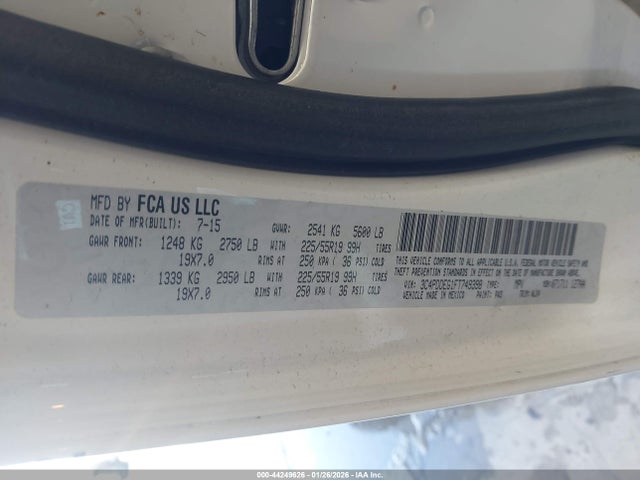 2015 DODGE JOURNEY 3C4PDDEG1FT749398 Photo 8