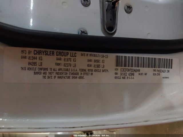 2013 DODGE DART 1C3CDFBA7DD342400 Photo 8