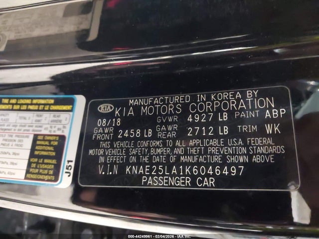 2019 KIA STINGER KNAE25LA1K6046497 Photo 8
