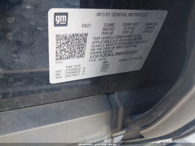 1GKS2DKL2MR331637 GMC YUKON DENALI