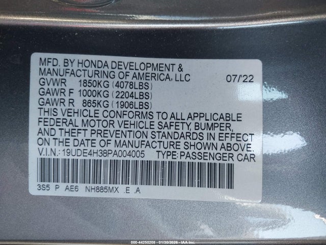 2023 ACURA INTEGRA 19UDE4H38PA004005 Photo 8