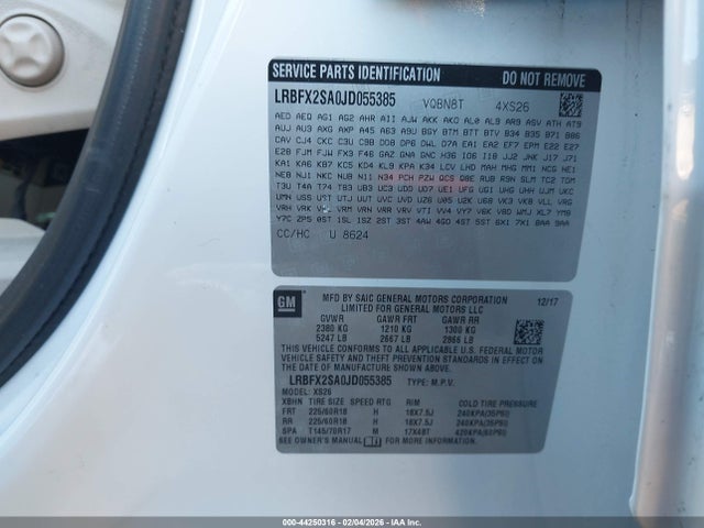 Buick Envision Essence 2018 LRBFX2SA0JD055385 Image 9