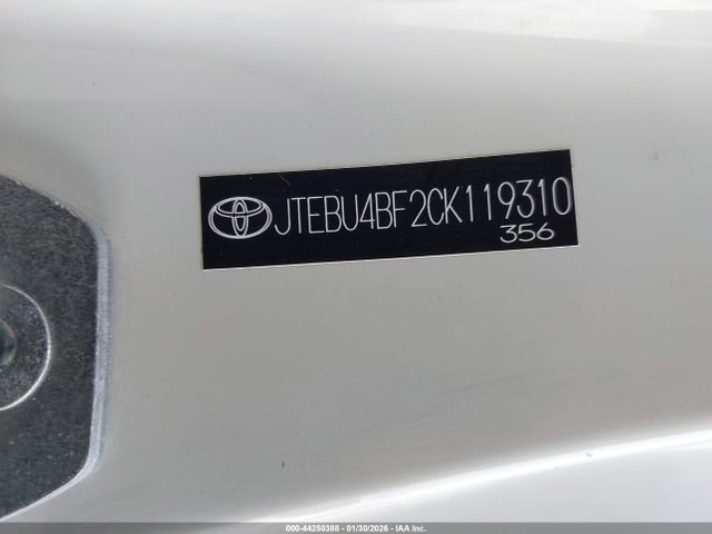 2012 TOYOTA FJ CRUISER JTEBU4BF2CK119310 Photo 8