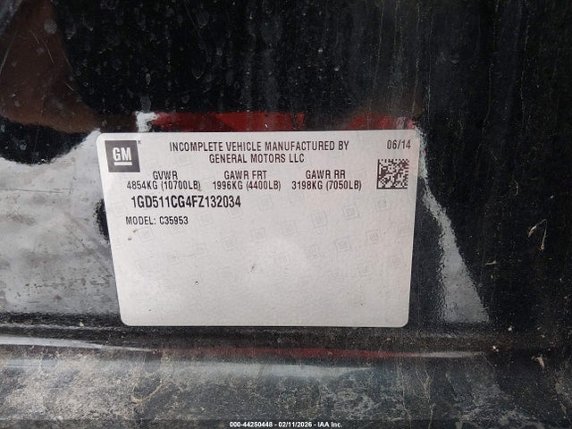 1GD511CG4FZ132034 GMC SIERRA 3500HD