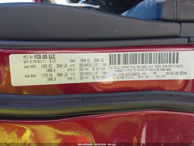 2017 DODGE DURANGO 1C4RDJAG5HC806200 Photo 8