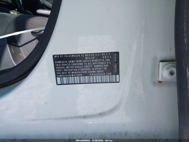 3VW2K7AJ4EM315906 Volkswagen Jetta 2.0l S