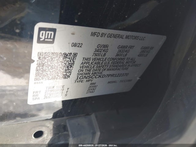 Chevrolet Suburban 2wd Lt 2023 1GNSCCKD7PR122370 Image 9