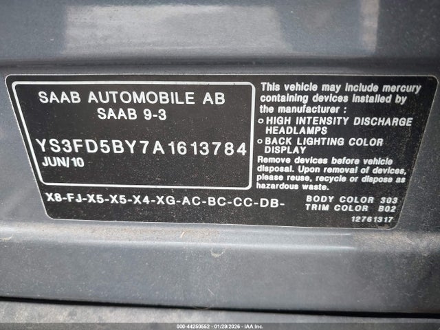 2010 SAAB 9-3X YS3FD5BY7A1613784 Photo 8