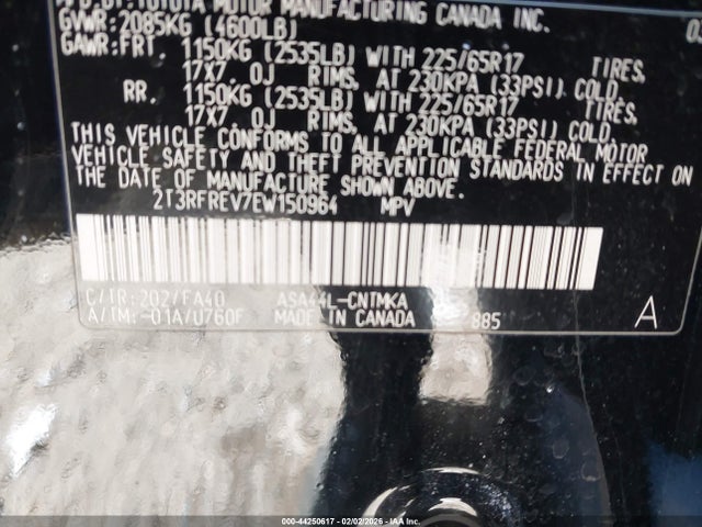 Toyota Rav4 Xle 2014 2T3RFREV7EW150964 Image 9