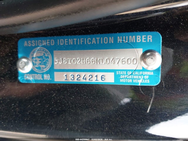 2021 ACURA RDX 5J8TC2H66ML047600 Photo 8