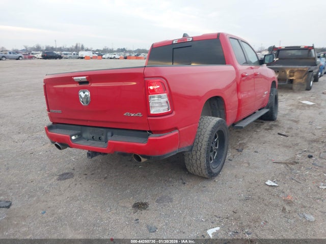 44250730 :رقم المزاد ، 1C6SRFBT1KN772075 vin ، 2019 Ram 1500 Big Horn/lone Star  4x4 6'4 Box مزاد بيع