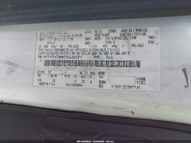 2016 FORD TRANSIT-250 1FTYR1ZM6GKA22653 Photo 8