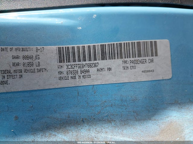 2017 FIAT 500E 3C3CFFGE6HT682367 Photo 8