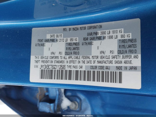 2016 MAZDA CX-3 JM1DKBC78G0112586 Photo 8