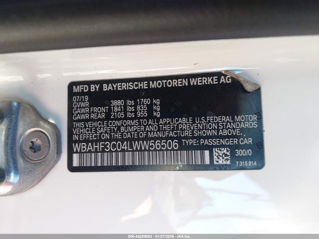 2020 BMW Z4 WBAHF3C04LWW56506 Photo 8