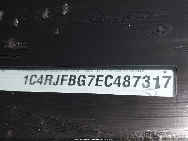1C4RJFBG7EC487317 Jeep Grand Cherokee Limited