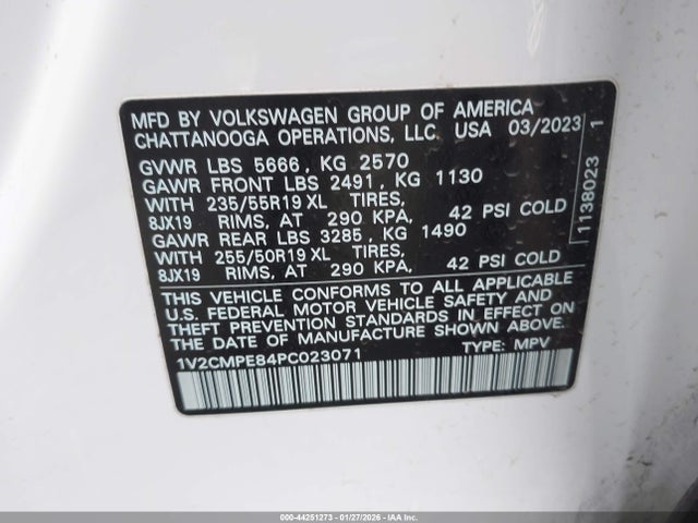 1V2CMPE84PC023071 Volkswagen ID.4 PRO