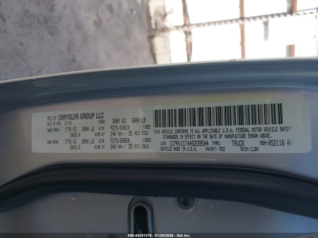 Продажа на аукционе авто 2010 Dodge Ram 1500 Slt/sport/trx, vin: 1D7RV1CT4AS239504, номер лота: 44251376
