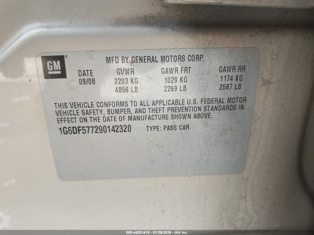 2009 CADILLAC CTS 1G6DF577290142320 Photo 8