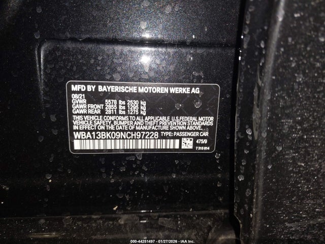 BMW M550 I Xdrive 2022 WBA13BK09NCH97228 Image 9