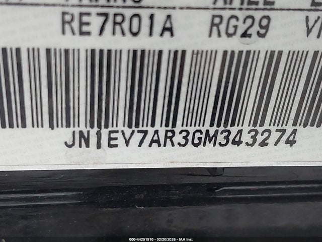 Aukcja sprzedaży 2016 Infiniti Q50 3.0t Sport, vin: JN1EV7AR3GM343274, numer aukcji: 44251510