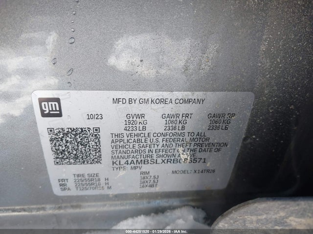 Aukcja sprzedaży 2024 Buick Encore Gx Preferred Fwd, vin: KL4AMBSLXRB086571, numer aukcji: 44251520