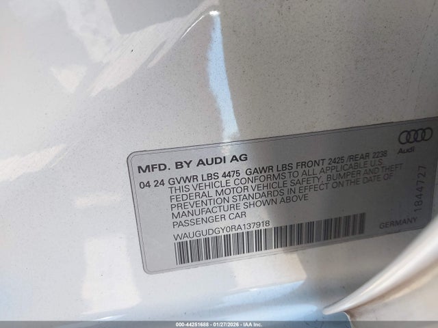 2024 AUDI A3 WAUGUDGY0RA137918 Photo 8