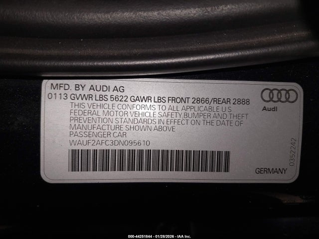 2013 AUDI S6 WAUF2AFC3DN095610 Photo 8