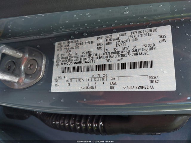 2024 FORD ESCAPE 1FMCU0GN9RUB42173 Photo 8