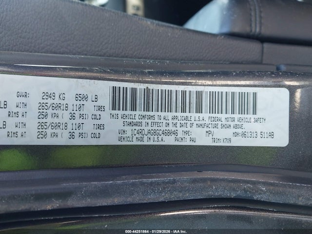 2016 DODGE DURANGO 1C4RDJAG8GC468046 Photo 8