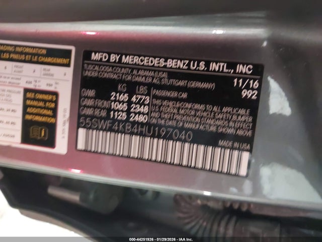 2017 MERCEDES-BENZ C 300 55SWF4KB4HU197040 Photo 8