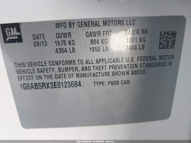 2014 CADILLAC ATS 1G6AB5RX3E0123684 Photo 8