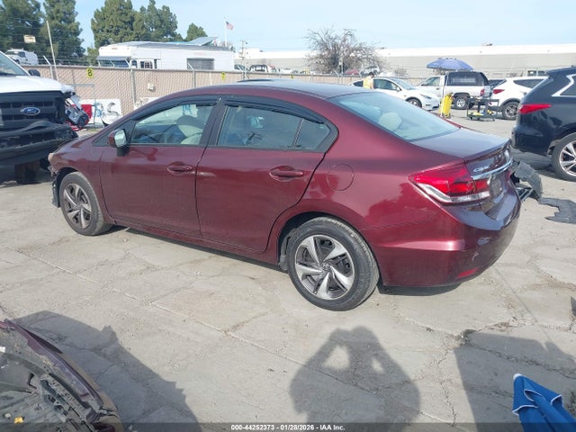2014 Honda Civic Lx მანქანა იყიდება აუქციონზე, vin: 19XFB2F55EE251145, აუქციონის ნომერი: 44252373