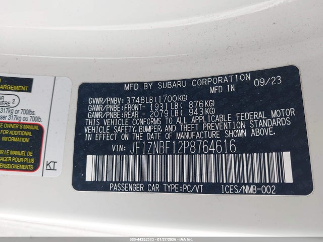 Toyota Gr86 Premium 2023 JF1ZNBF12P8764616 Image 9