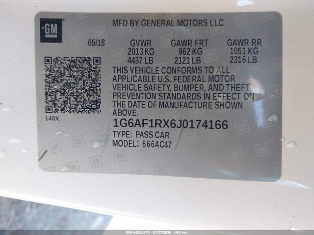 2018 CADILLAC ATS 1G6AF1RX6J0174166 Photo 8