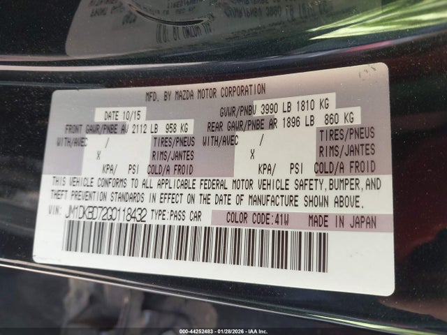 2016 MAZDA CX-3 JM1DKBD72G0118432 Photo 8