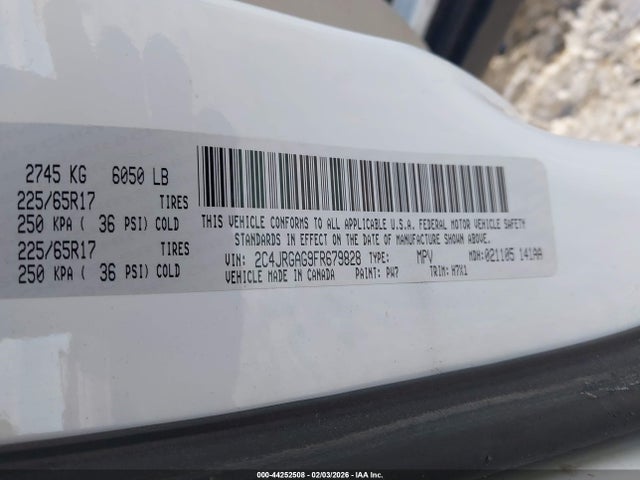 Продаж на аукціоні авто 2015 Ram Cargo Tradesman, vin: 2C4JRGAG9FR679828, номер лоту: 44252508
