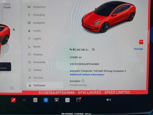 2023 TESLA MODEL 3 5YJ3E1EA4PF544986 Photo 6