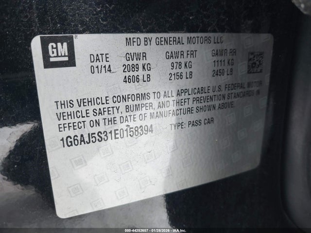 2014 CADILLAC ATS 1G6AJ5S31E0158394 Photo 8