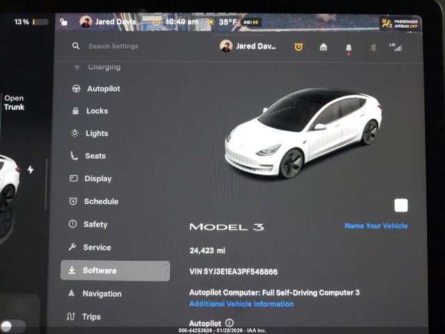 Aukcja sprzedaży 2023 Tesla Model 3 Rear-wheel Drive, vin: 5YJ3E1EA3PF548866, numer aukcji: 44252689